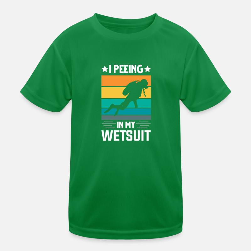 Diver Diving Gift Kids Functional T-Shirt