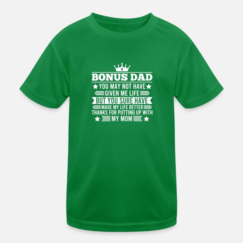 Stiefvater Stepdad Stiefvater Geschenk Kinder Funktions-T-Shirt
