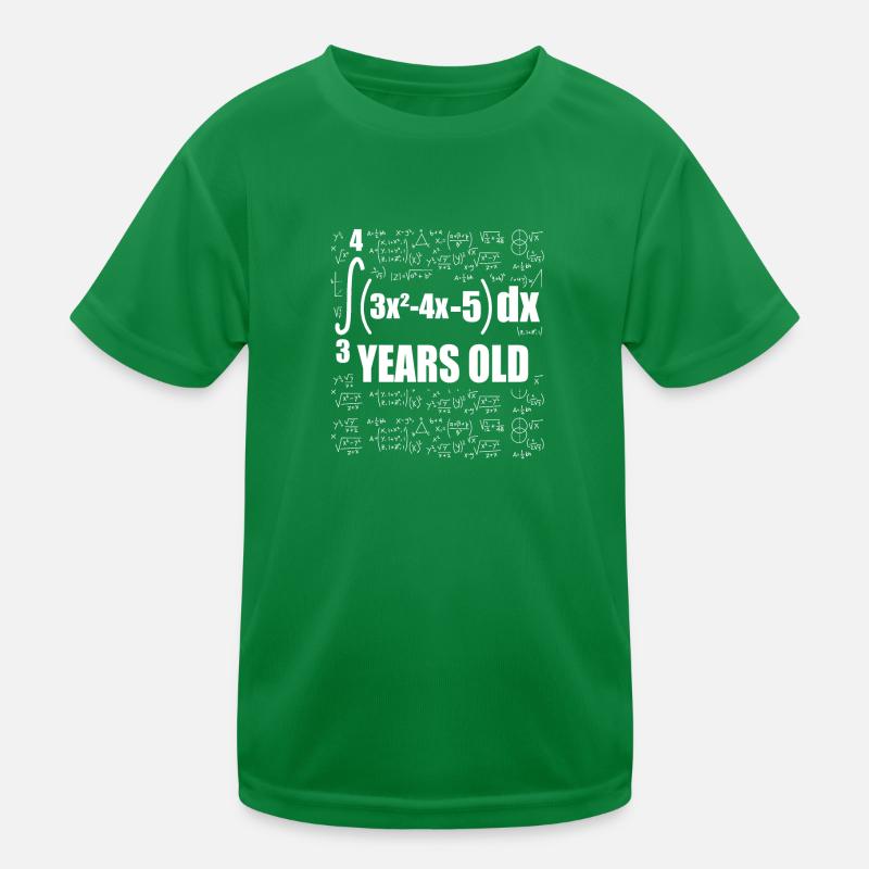 18 ans en maths-18. Anniversaire T-shirt sport Enfant
