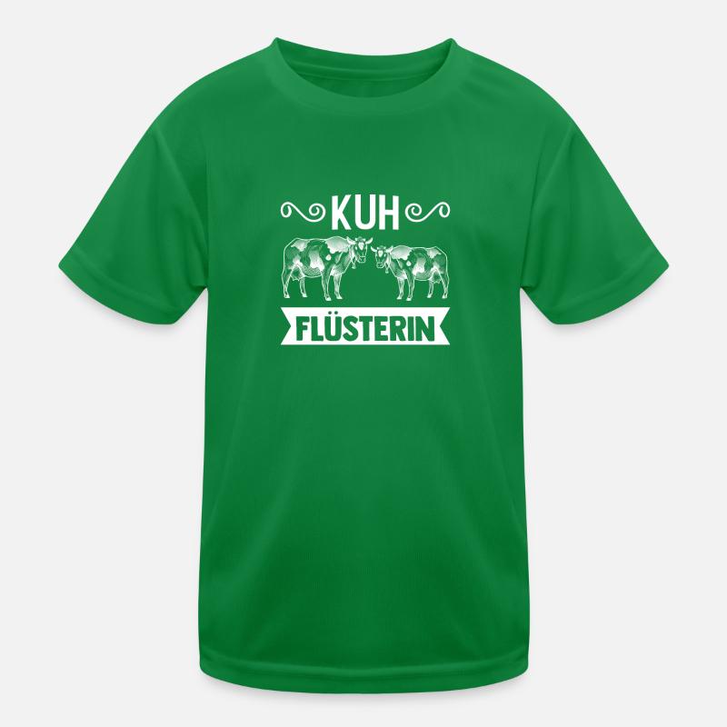 Kuh Kühe Bauerin Geschenk Kinder Funktions-T-Shirt