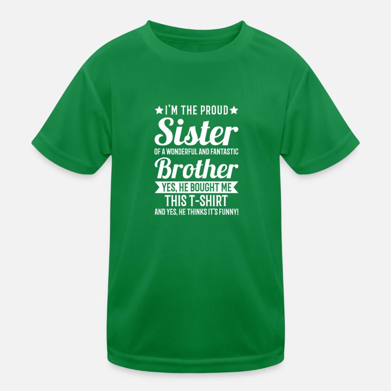 Frere & Sœure Cadeau T-shirt sport Enfant