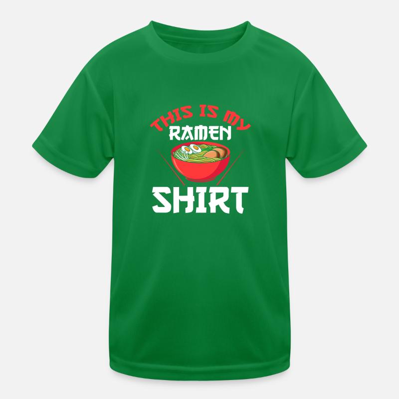 Ramen Ramen Merchandise Japanese Gift Kids Functional T-Shirt