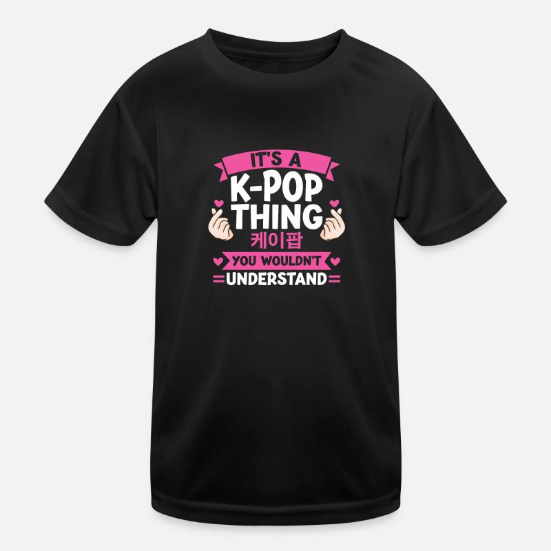 K-Pop K-Pop Geschenk Kinder Funktions-T-Shirt