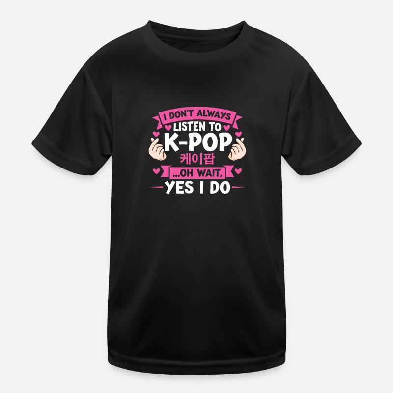 K-Pop K-Pop Korean Gift Kids Functional T-Shirt