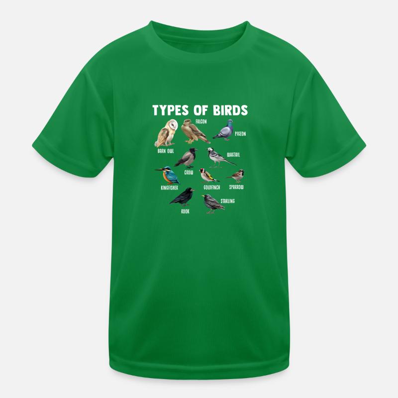 Vogelarten Vogelnest Vogelarten Vogel Geschenke Kinder Funktions-T-Shirt