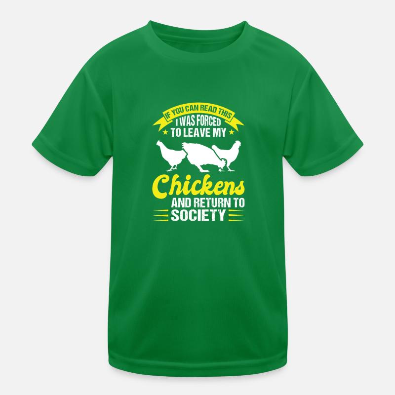 Hühner Hühnchen Geschenk Kinder Funktions-T-Shirt
