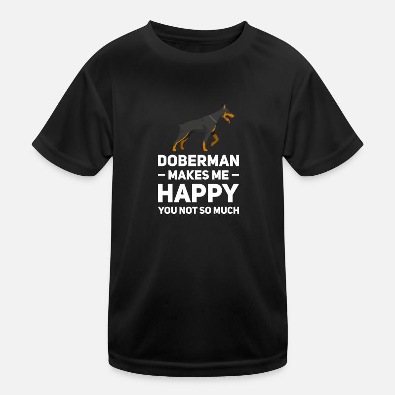 Dobermann Dobermann Geschenk Kinder Funktions-T-Shirt