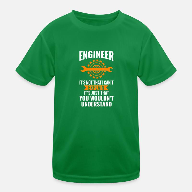 Engineer Engineers Engine Gift T-shirt sport Enfant