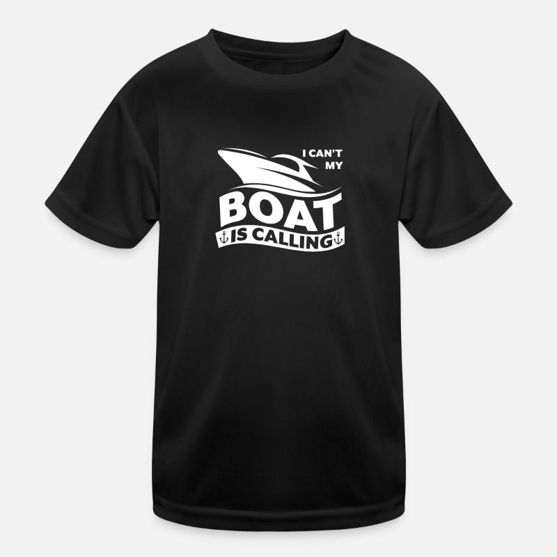 Boat Boating Captains Gift Kids Functional T-Shirt