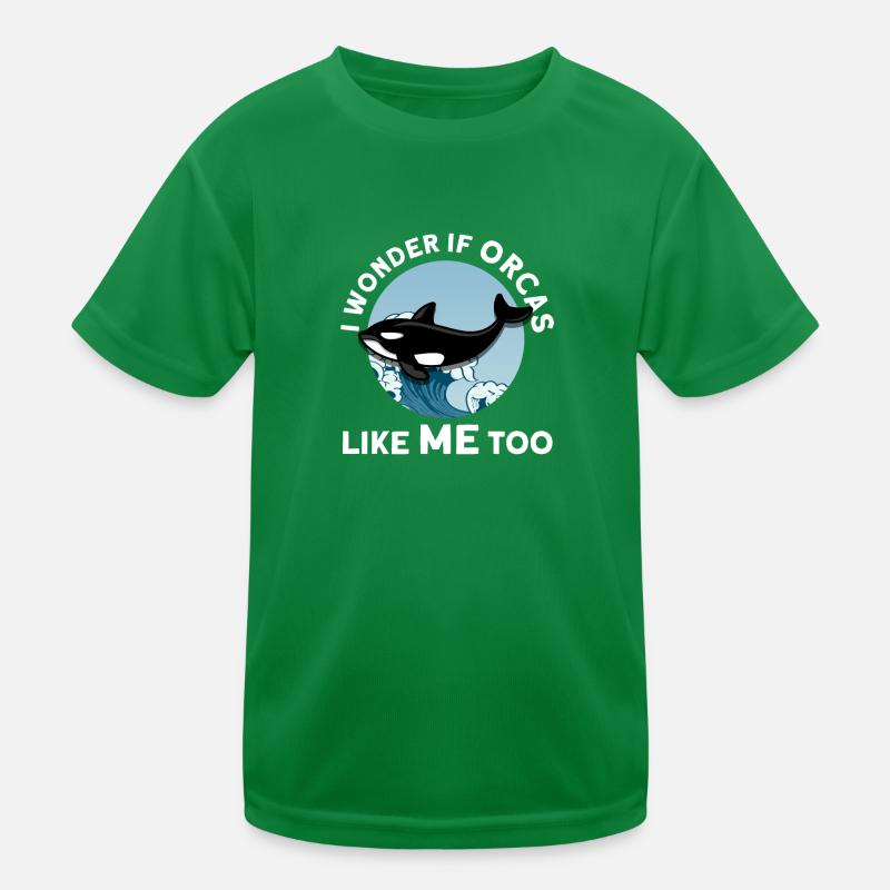 Orca Orca Tiergeschenk Kinder Funktions-T-Shirt