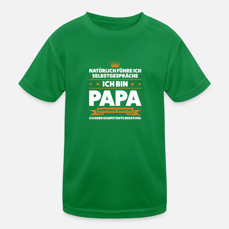 Papa Kinder Eltern Geschenk Kinder Funktions-T-Shirt