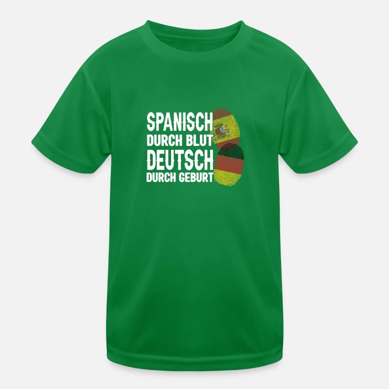 Deutscher Spanier Deutschland Geschenk Kinder Funktions-T-Shirt