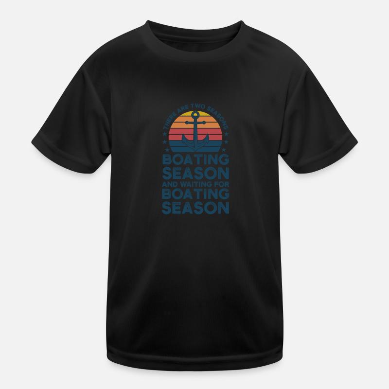 Captain Captains Boating Gift Kids Functional T-Shirt