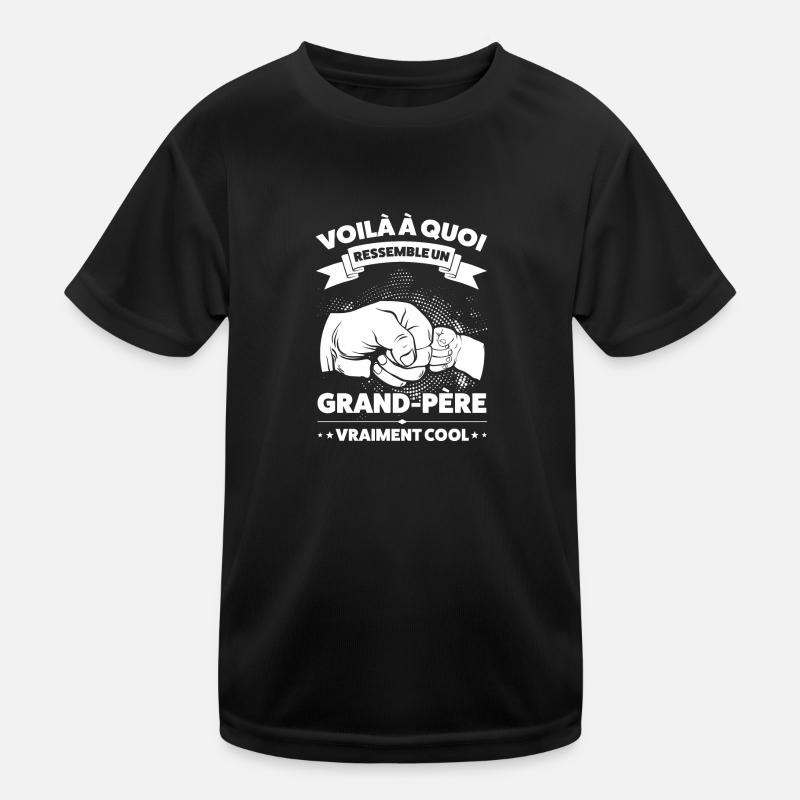 Papi Papi Famille Geschenk Kinder Funktions-T-Shirt