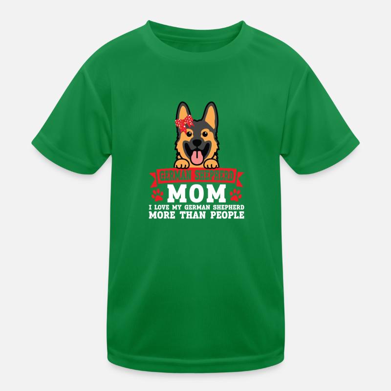 Schäferhund Mama Deutscher Schäferhund Geschenk Kinder Funktions-T-Shirt