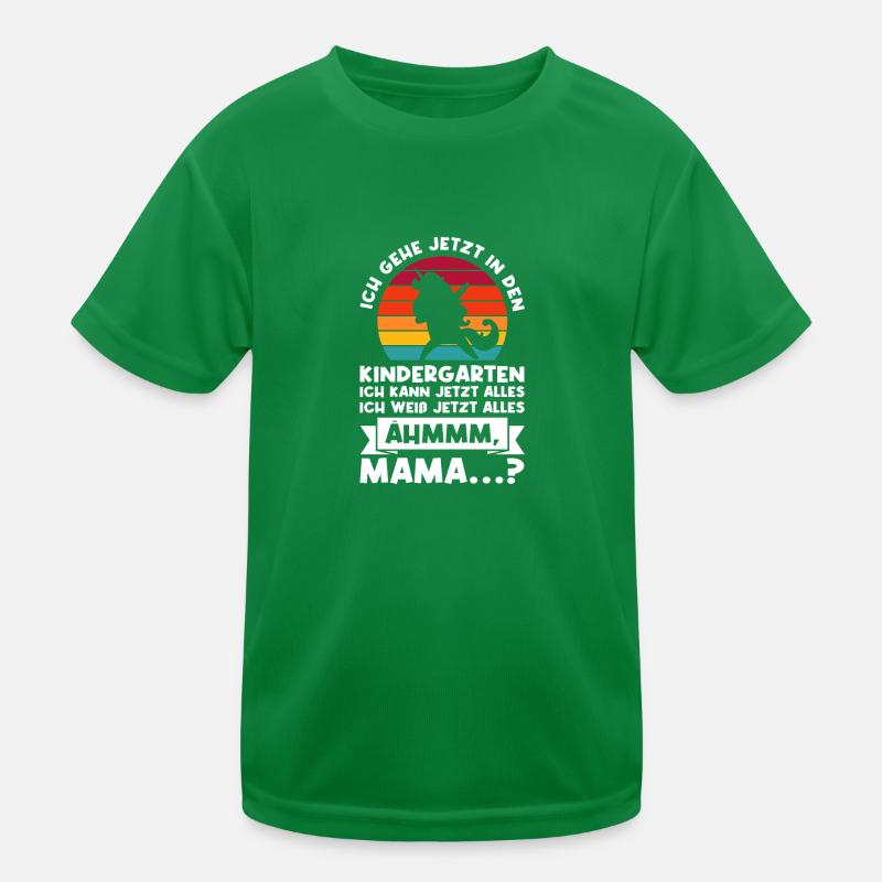 Kindergarten Einhorn Kita-Kind Geschenk Kinder Funktions-T-Shirt