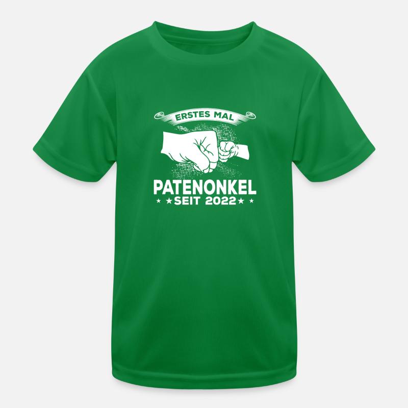 Patenonkel 2022 Taufe Taufpate Geschenk Kinder Funktions-T-Shirt
