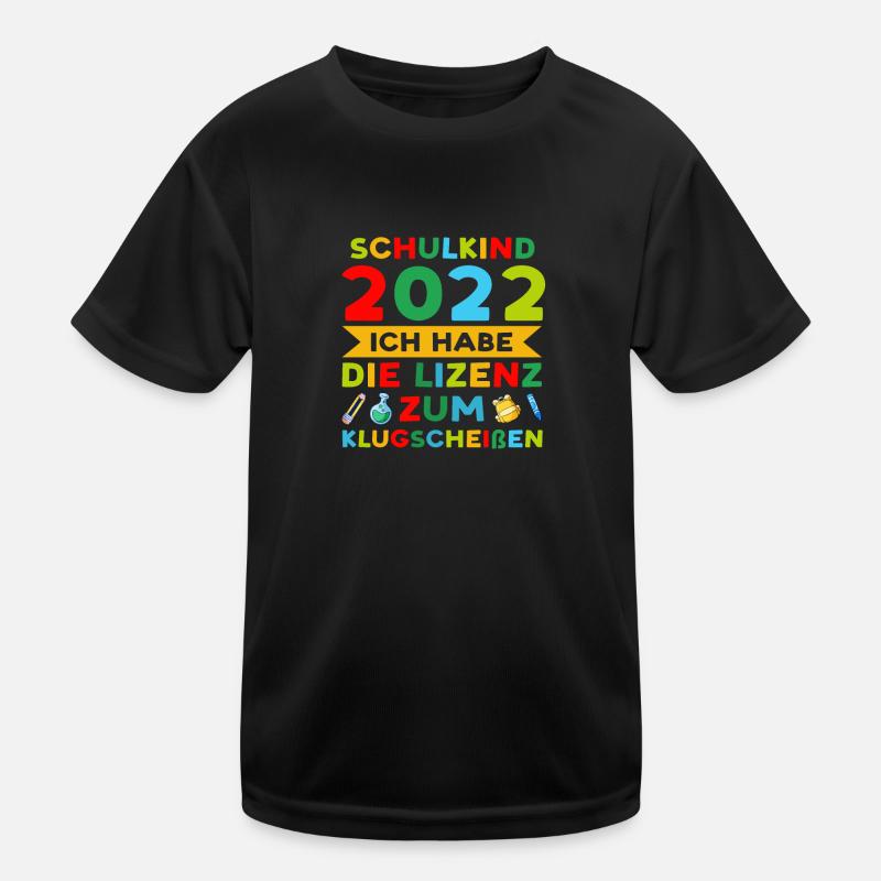 Schulkind 2022 Schulanfang Schulanfänger Geschenk Kinder Funktions-T-Shirt