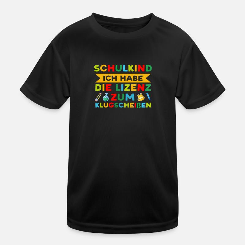 Schulkind Schulanfang Schulanfänger Geschenk Kinder Funktions-T-Shirt