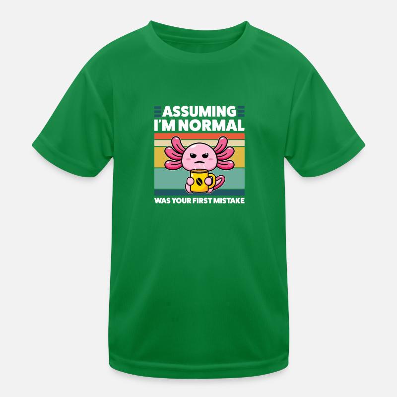 Axolotel Axolotl Lover Axolotls Gift Kids Functional T-Shirt