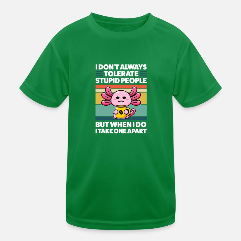 Axolotel Axolotl Lover Axolotls Gift Kids Functional T-Shirt