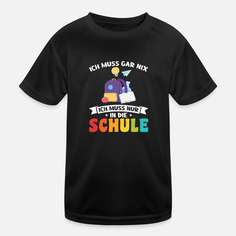 Schulkind Schulanfang Schulanfänger Geschenk Kinder Funktions-T-Shirt