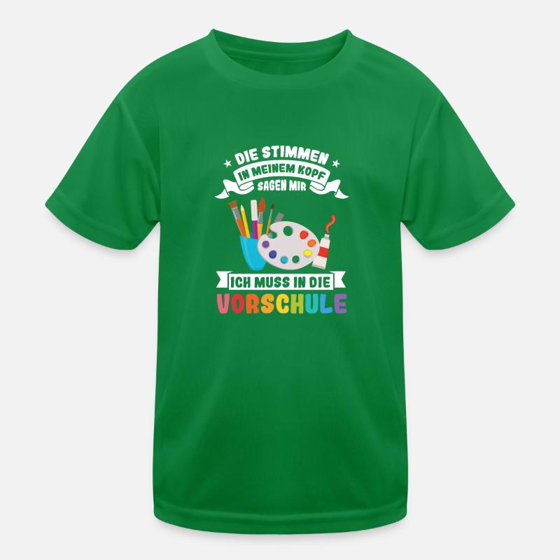 Vorschule Anfang Vorschulkind Geschenk Kinder Funktions-T-Shirt
