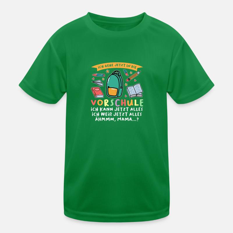 Vorschule Anfang Vorschulkind Geschenk Kinder Funktions-T-Shirt