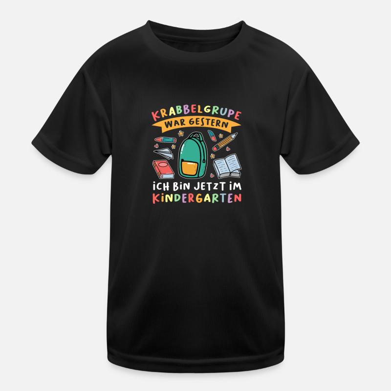 Kindergarten Anfang Kindergartenanfänger Geschenk Kinder Funktions-T-Shirt