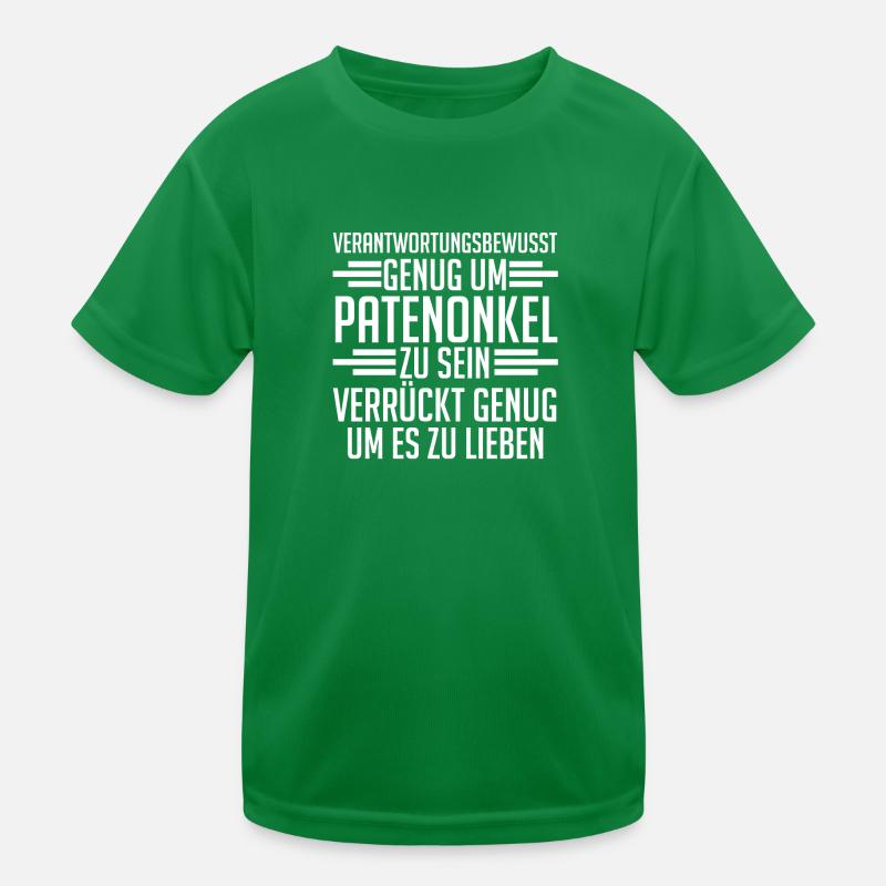 Patenonkel Pate Taufpate Geschenk Kinder Funktions-T-Shirt