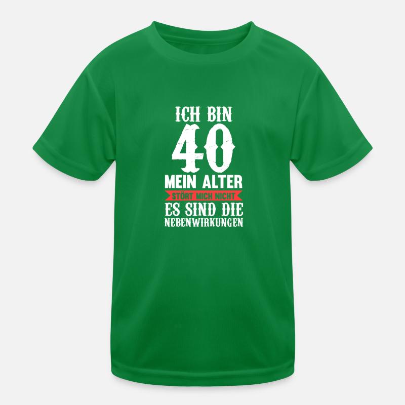 40. Geburtstag Feier Geburtstags Geschenk Kinder Funktions-T-Shirt