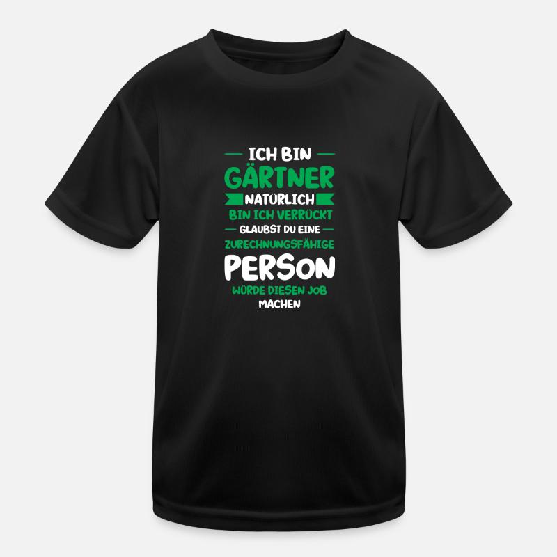 Gartenarbeit Garten Gartenbau Geschenk Kinder Funktions-T-Shirt