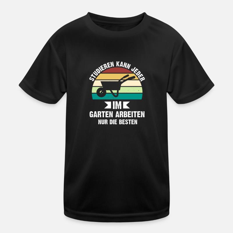 Gartenarbeit Garten Gartenbau Geschenk Kinder Funktions-T-Shirt
