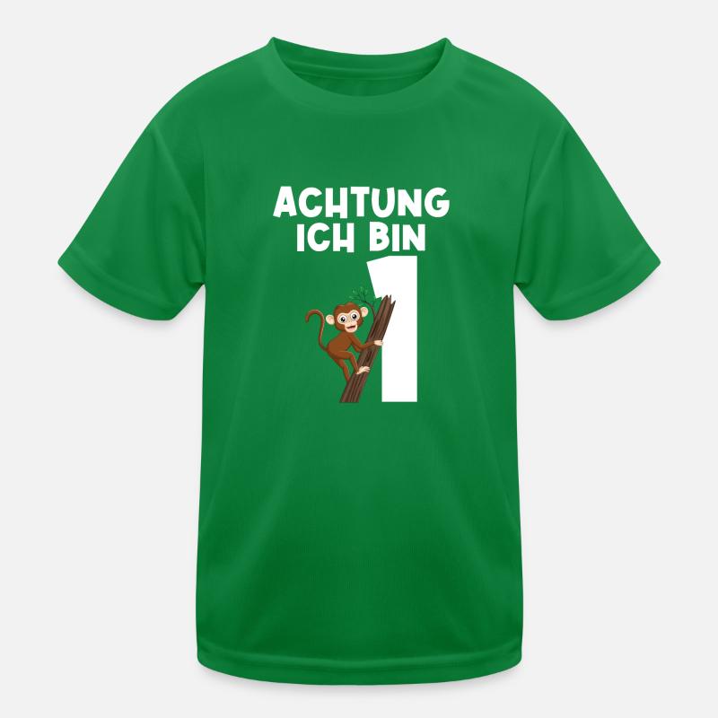 1.Geburtstag Affe Geburtstagsfeier Geschenk Kinder Funktions-T-Shirt