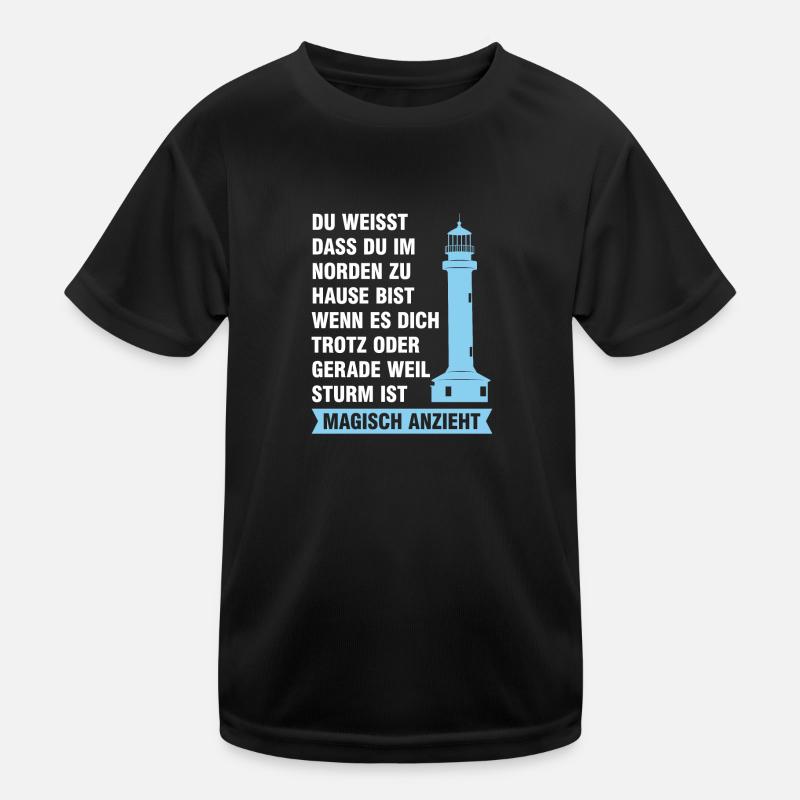 Platdeutsch Norddeutschen Möwe Geschenk Kinder Funktions-T-Shirt