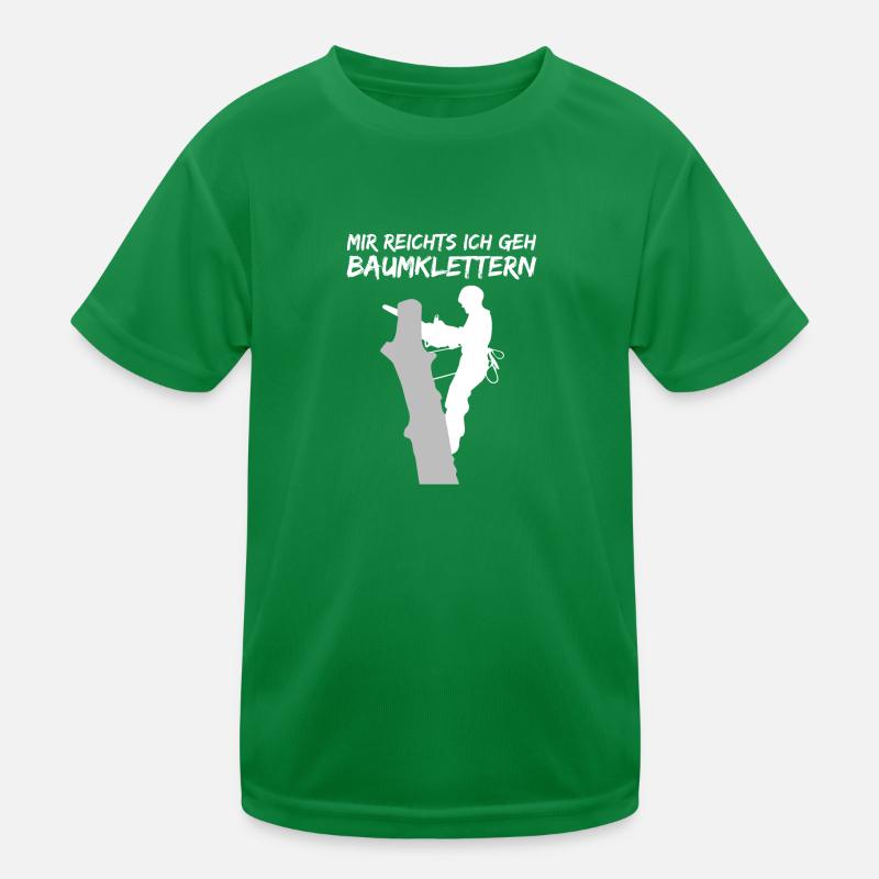 Baumpfleger Arborist Baumkletterer Geschenk Kinder Funktions-T-Shirt