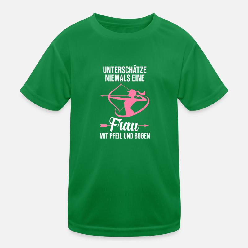 Bogen Sport Bogenschießen Bogen Geschenk Kinder Funktions-T-Shirt