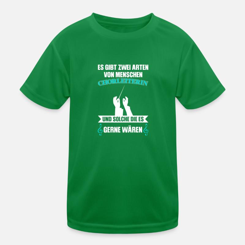 Chorleiterin Beruf Dirigentin Geschenk Kinder Funktions-T-Shirt