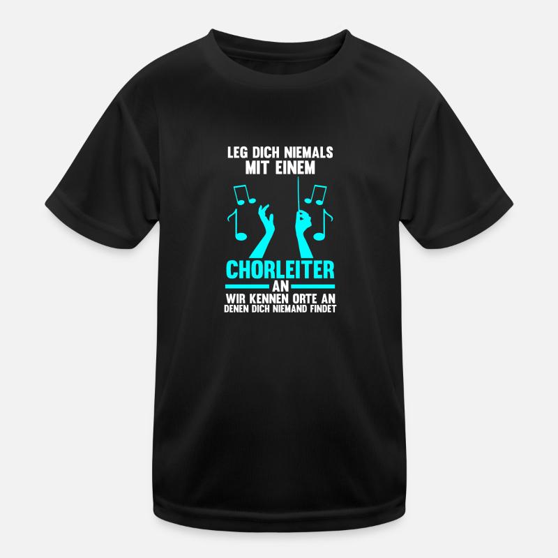 Chorleiter Beruf Chorleitung Geschenk Kinder Funktions-T-Shirt