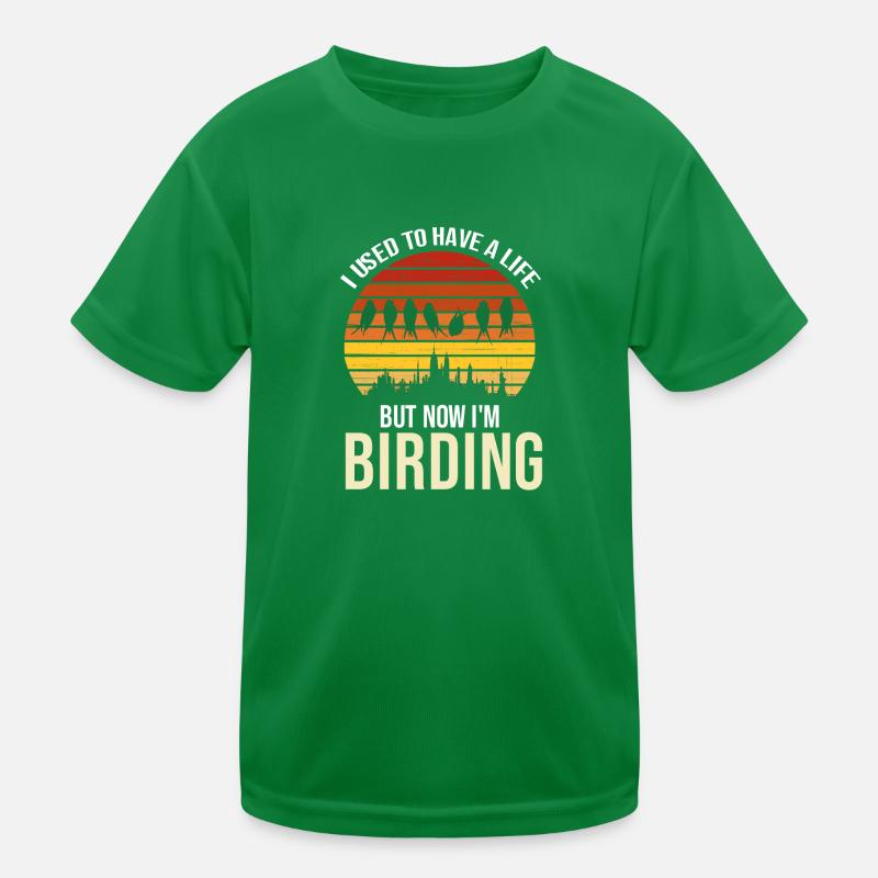Vögel beobachten Vogelgeschenk Kinder Funktions-T-Shirt