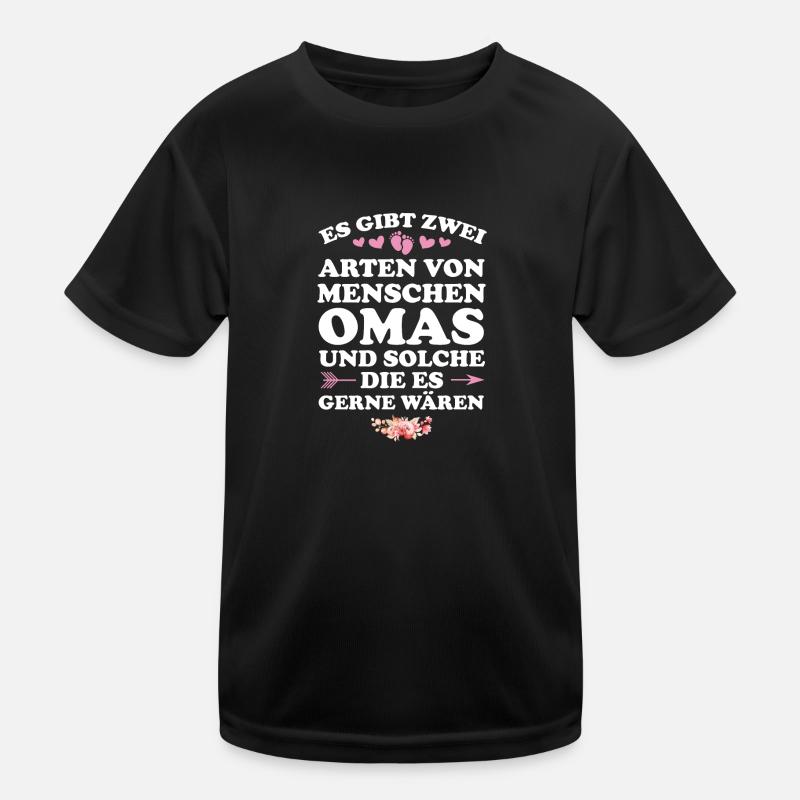 Oma Großmutter Großmütter Geschenk Kinder Funktions-T-Shirt