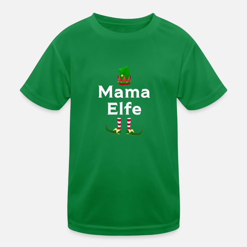 Mutter Elfe Mamas Geschenk Kinder Funktions-T-Shirt