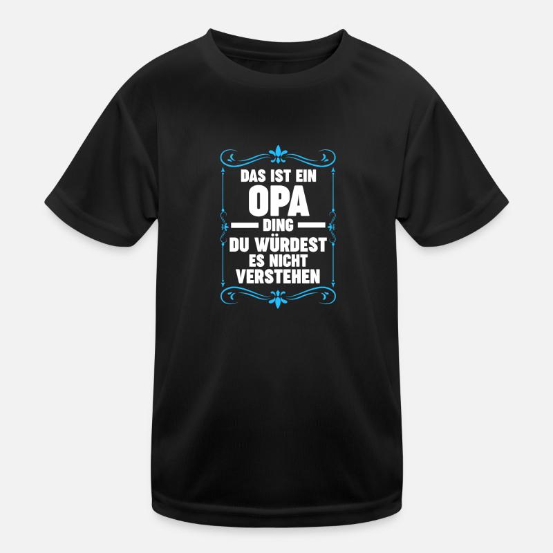Opa Großvater Großeltern Geschenk Kinder Funktions-T-Shirt