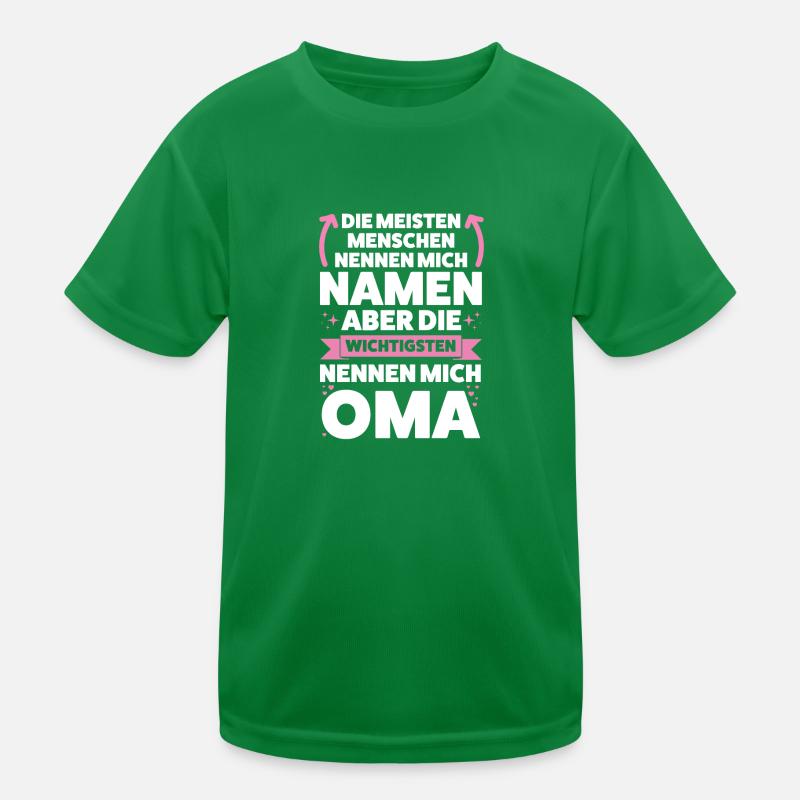 Oma Großmutter Omi Geschenk Kinder Funktions-T-Shirt