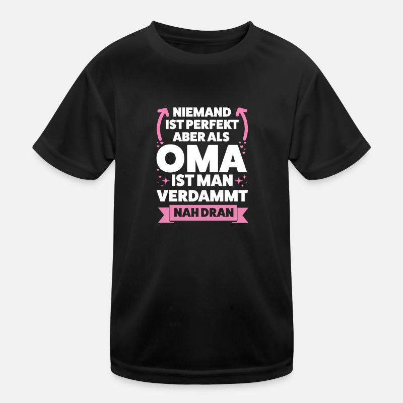 Oma Großmutter Großmütter Geschenk Kinder Funktions-T-Shirt