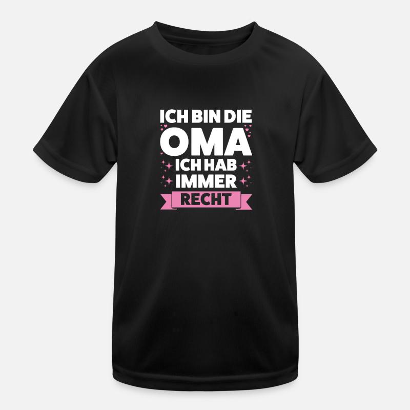 Oma Großmutter Großmütter Geschenk Kinder Funktions-T-Shirt