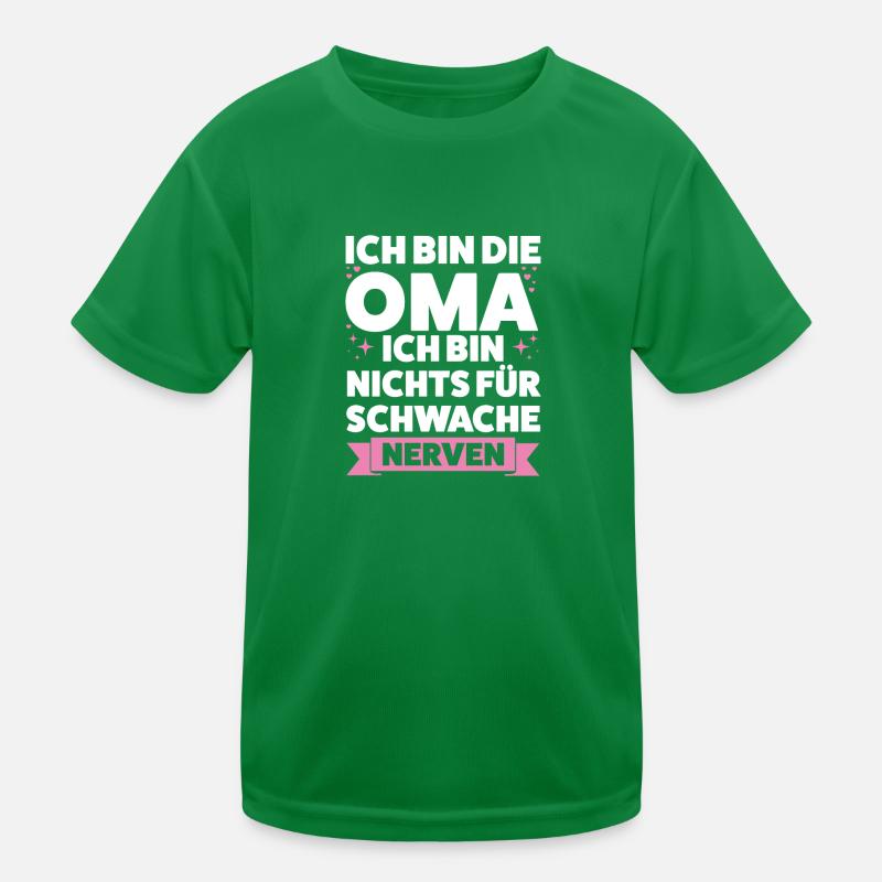 Oma Großmutter Großeltern Geschenk Kinder Funktions-T-Shirt