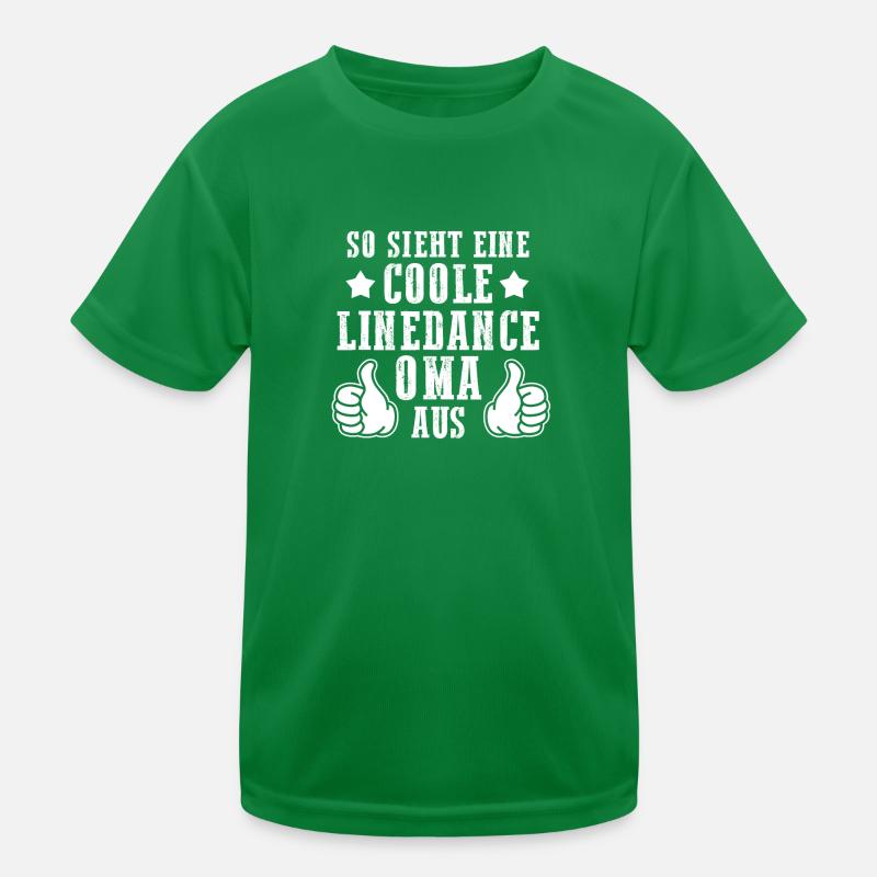 Linedance Oma Linedance Tänzerin Geschenk Kinder Funktions-T-Shirt