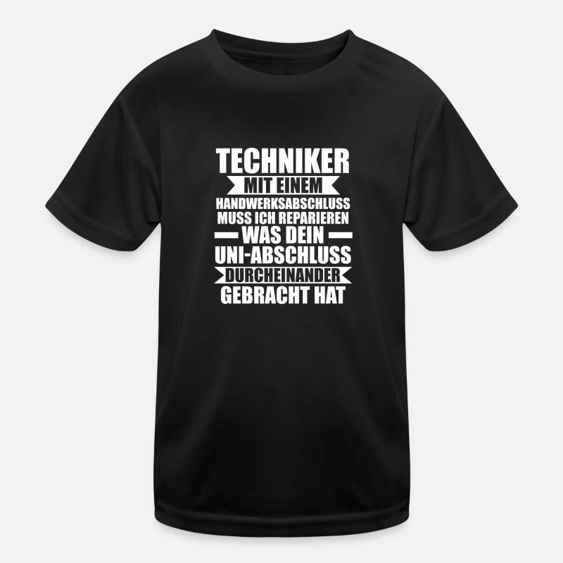 Techniker Beruf Beruf Geschenk Kinder Funktions-T-Shirt