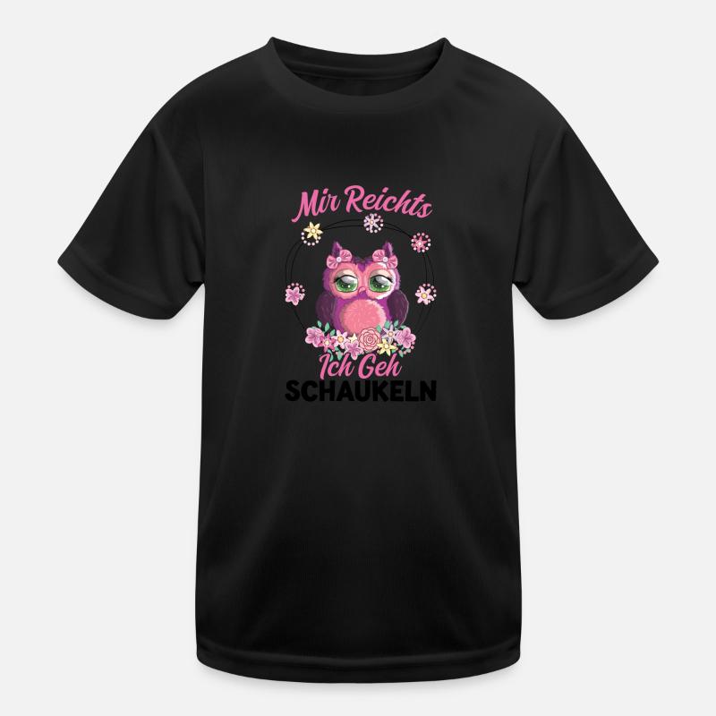 Eule Vogel Eulen Liebhaber Geschenk Kinder Funktions-T-Shirt